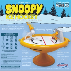 Model Plastikowy - ATLANTIS Models Figurka Snoopy and Woodstock Ice Hockey Game Build and Play - AMCM5696